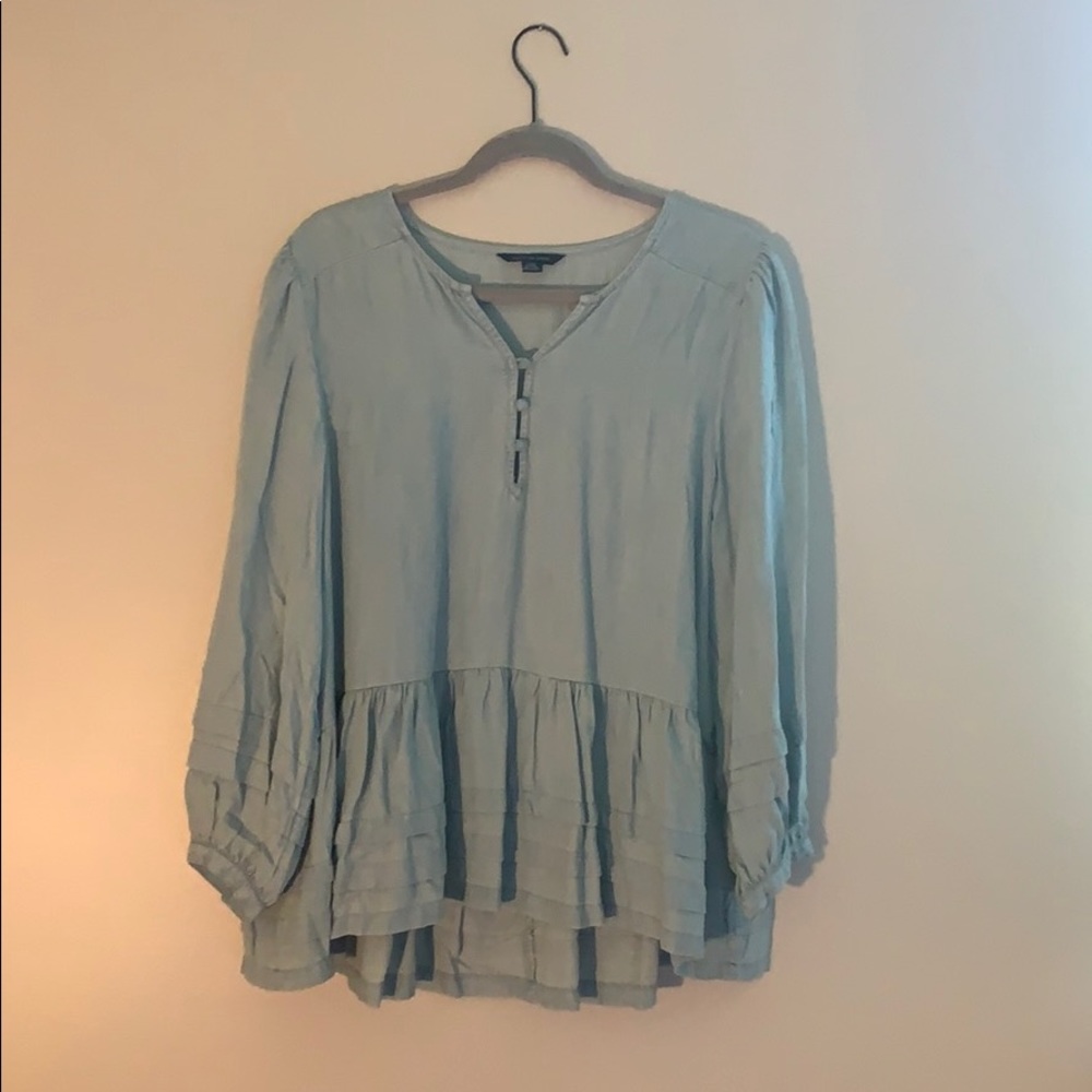 Denim blouse